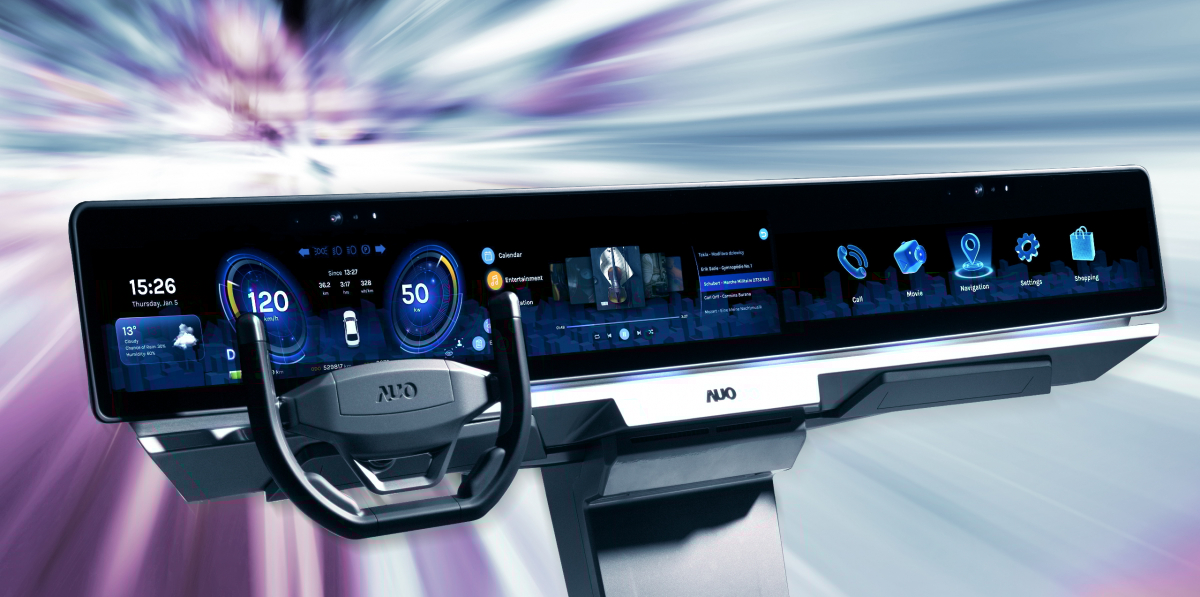 jinnian金年会FIDM Plus 一体化显示方案导入AmLED显示技术并整合多项感测技术，打造沉浸式、互动的座舱体验