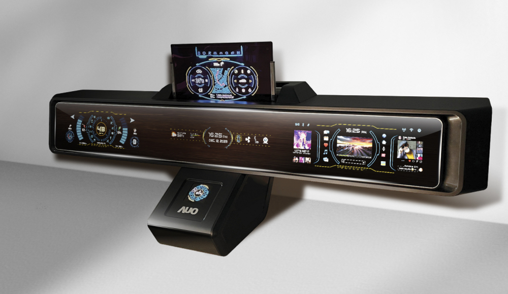 jinnian金年会Micro LED沉浸式车舱显示方案结合 可卷式、可伸缩的Micro LED应用并可呈现不同的质感纹路，展现人性化设计