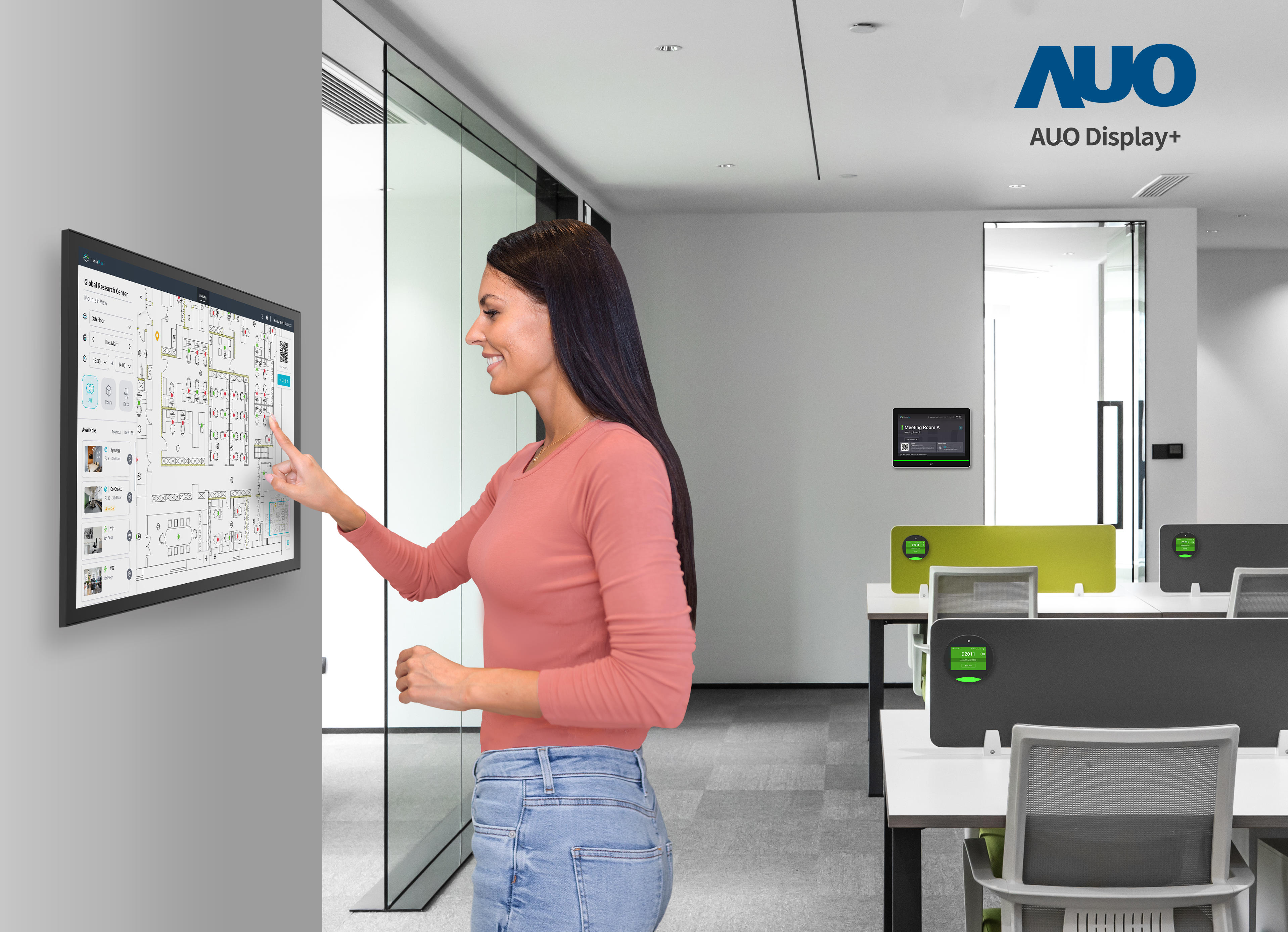 达擎会议空间管理解决方案可应用于空间预约和管理流程，将办公空间的查询、预约和保留等流程自动化，为用户提供更灵活、弹性的工作模式